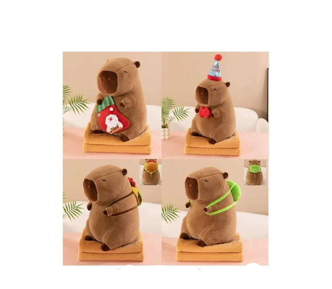 Capibara 2 en 1 peluche + cobija