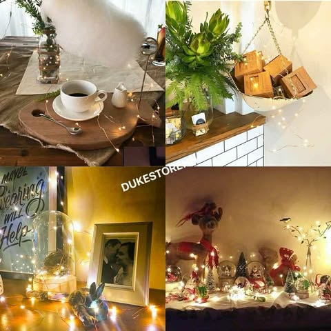 Set 2 luces navideñas con bateria