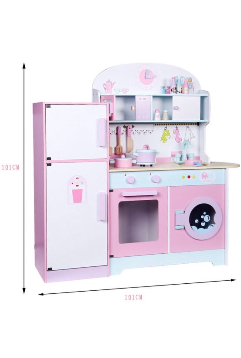 Cocinita de madera grande