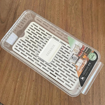 canasta organizadora acrilico con tapa