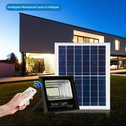 Lámpara con panel solar