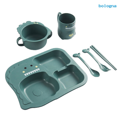 Set de platos Dinosaurio